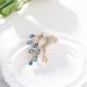 thumbnail image 4 of 1 Uds. Broche de ciervo, broche de ciervo con diamantes de agua, broche de animal moderno y atmosférico, suéter para traje, broche fijo, 4 of 4