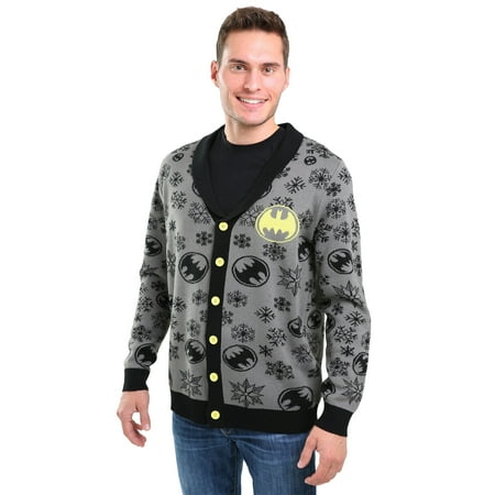 Snowflake Baby Cardigan - Snowflake Batman Black Cardigan for Men