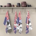 thumbnail image 2 of American Flag 4th of July Tea Towels 4 Pack USA Liberty of Statue Kitchen Dish Cloth with Hanging Loop, 18"x28" Lint-Free Absorbent Towel for Kitchen Drying Wiping and Cleaning, 2 of 7