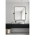 thumbnail image 3 of Elegant Decor Soft Corner Pivot Mirror 20X24 Inch In Black, 3 of 10
