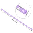 thumbnail image 2 of Unique Bargains 6mmx247mm Spiral Light Purple Line Solid Acrylic Round Rod Bar 4pcs, 2 of 3