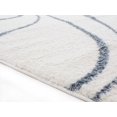 thumbnail image 2 of 63" x 86" x 1.2" Blue/Grey Microfiber Polyester Area Rug, 2 of 2