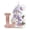 L, variant on Purple Snowman Letter Ornament, Flat Acrylic Single Initial Pendant, Xmas Snowman Letter Hanging Decor for Christmas Tree