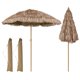 thumbnail image 1 of 6 Ft Thatched Tiki Umbrella Hawaiian Style Sun Shade UV30+ Protection 2 Packs, 1 of 9