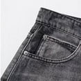 thumbnail image 6 of Fiaer,Jeans for Women Mid Waist Oversized Causal Baggy Barrel Denim Trousers Ripped Trendy Buttons Slacks with Pocket Black1 XL, 6 of 8