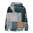thumbnail image 5 of YEJIMAN Sweatshirt for Women Long Sleeved With Gradient Letter Printed Pockets And Comfort Hoodie, 5 of 9