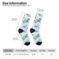thumbnail image 2 of Balery Colorful Sea Turtle Pattern Crew Socks Unisex– Soft & Breathable Socks for Men & Women, One-Size Fits Most (US 5-11), Comfortable & Durable for Daily Wear, 2 of 6