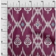 thumbnail image 1 of oneOone Silk Tabby Fabric Geometric Ikat Print Sewing Fabric BTY 42 Inch Wide, 1 of 4