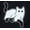 Black Soot, variant on Scaredy Cat Club Women's Halloween Graphic Crew Pullover, Sizes XXS-XXL