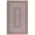 thumbnail image 2 of SAFAVIEH Braided Kent Geometric Machine Washable Reversible Area Rug, Brown/Gray Pink, 6' x 9', 2 of 18