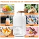 thumbnail image 3 of Máquinas de hielo raspado y máquina de conos de nieve: trituradora de hielo portátil y máquina de hielo raspado con bandejas para cubitos de hielo, sin BPA, 3 of 5