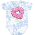 thumbnail image 3 of Inktastic Heart Shaped Donut with Pink Icing and Sprinkles Boys or Girls Baby Bodysuit, 3 of 5