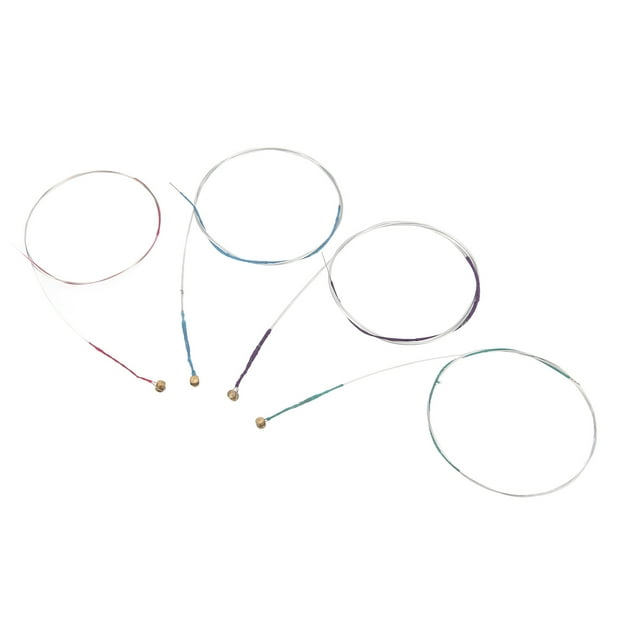 Nickel Plated Violin String,Violin String 4/4 Silver Fiddle String Violin String Solid Performance