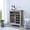 Light Gray, variant on Ample Wine Storage & Decoration Space - Light Gray Bar Cabinet for Cozy Gatherings