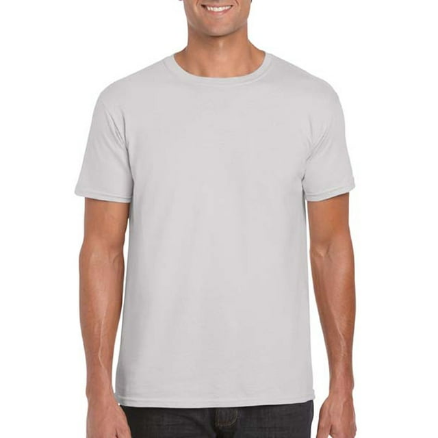 Gildan Mens Softstyle T-Shirt, 2XL, Ice Grey