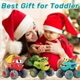thumbnail image 4 of Domolli Toy Cars for 1 Year Old Boy Gifts Monster Trucks Boys Toys for 1 2 3 4 5 Year Old Boys Girls Toddler Car Toy Trucks Baby Boy Toys 12-60 Months Pull Back Cars for Toddlers 1-3 Birthday Gift, 4 of 8