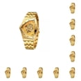 thumbnail image 2 of Qarigey Reloj ligero de acero inoxidable con correa para hombre, reloj deportivo ajustable de lujo, reloj Irregular, reloj de mecánico Type1 NO1, 2 of 6