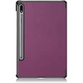 thumbnail image 5 of Epicgadget Case for Samsung Galaxy Tab S8 Plus/ Galaxy Tab S8+/ Galaxy Tab S7 FE/ Galaxy Tab S7 Plus Android Tablet 12.4” Auto Wake/Sleep Lightweight Slim Tri-fold Stand Folio Cover Case (Purple), 5 of 7