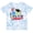 Tie Dye Blue, variant on Lil Mister Pre-k Grad with Arrows Boys Toddler T-Shirt