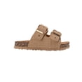 thumbnail image 2 of bebe Girl's Sandals – Adjustable Footbed Sandals with Cherry Charm, Flower Charm & Multi Charm Buckle Slides for Girls, 2 of 7