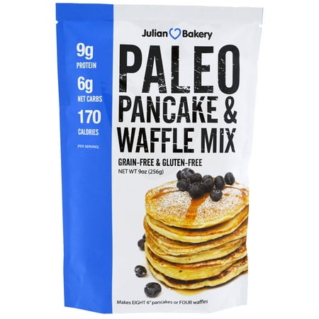 The Julian Bakery, Paleo Pancakes and Waffle Mix, 9 oz(pack of
