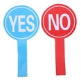 thumbnail image 6 of ETHZZLE 2Pcs Reusable Judging Boards with Yes No Signs Portable Hand Held Paddles for Events, 6 of 8