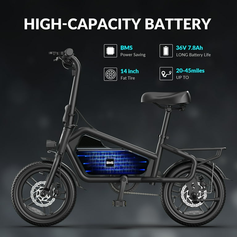 5TH WHEEL Electric Bike for Adults with 650W Peak Motor 14