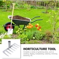 thumbnail image 4 of Shisuyan Versatile Grass Grooming Rake Steel 1Set 10.6X4.3In Silver, 4 of 8