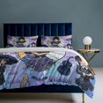 thumbnail image 6 of Wednesday Addams Comforter Bedding Set Cover 3 Piece with 2 Pillow Shams for Kids And Adults Bedroom Bed Decor (1 Duvet Cover+ 2 Pillow Shams)Wednesday Addams-90"x90", 6 of 7
