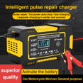 thumbnail image 2 of 12V 24V Auto Battery Charger LCD Screen Smart Pulse Repair Charger for Car/SUV, 2 of 9