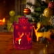 thumbnail image 1 of Xihbxyly Farol Navideño con Diseño de Jaula y Luz Led, Decoración Festiva, Elegante Marco de Metal, Ideal para Mesa U Oficina, Regalo de Navidad, Tamaño 8,3 X 8 Cm., 1 of 4