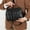 🔥 Black_New#4986, variant on Textured Leather Crossbody Shoulder Bag | Adjustable Strap, Lightweight, Spacious | Multiple Compartments, 29x20x7cm, Black Brown Khaki | Travel Work Daily Handbag