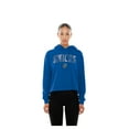 thumbnail image 4 of Women's New Era Blue New York Knicks Glam Game Open Back Hoodie, 4 of 5