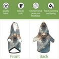 thumbnail image 5 of Goofa Cool Cloud White Dragon Pattern Small Dog Sweater Hoodies Pet Grey Hooded Soft Fleece Sweatshirts with Pocket Fall Winter Puppy Cat Sweaters Warm Clothes-X-Small, 5 of 8