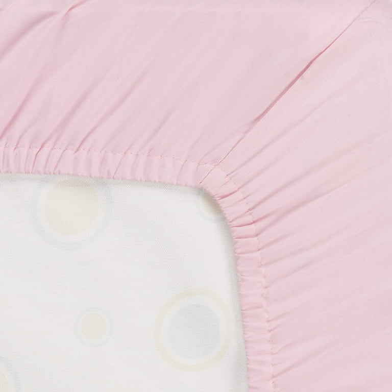 Light pink crib sheets hot sale