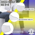 thumbnail image 5 of SOCKS'NBULK Kids No Show Ankle Socks, Soft Sports Socks In Bulk Packs, (Size 6-8), 5 of 7