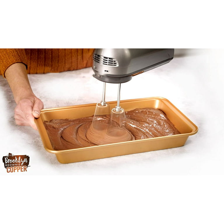 Brownie Pan Heat Resistant Steel Baking Trays With Dividers Cake Pan  Brooklyn Brownie Copper Nonstick Baking