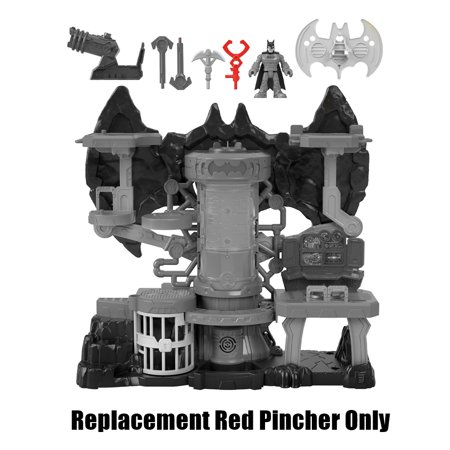 Replacement Part for Imaginext DC Super-Friends Bat-Tech Batcave - GYV24 ~ Replacement Red Weapon A ~ Red Pinchers