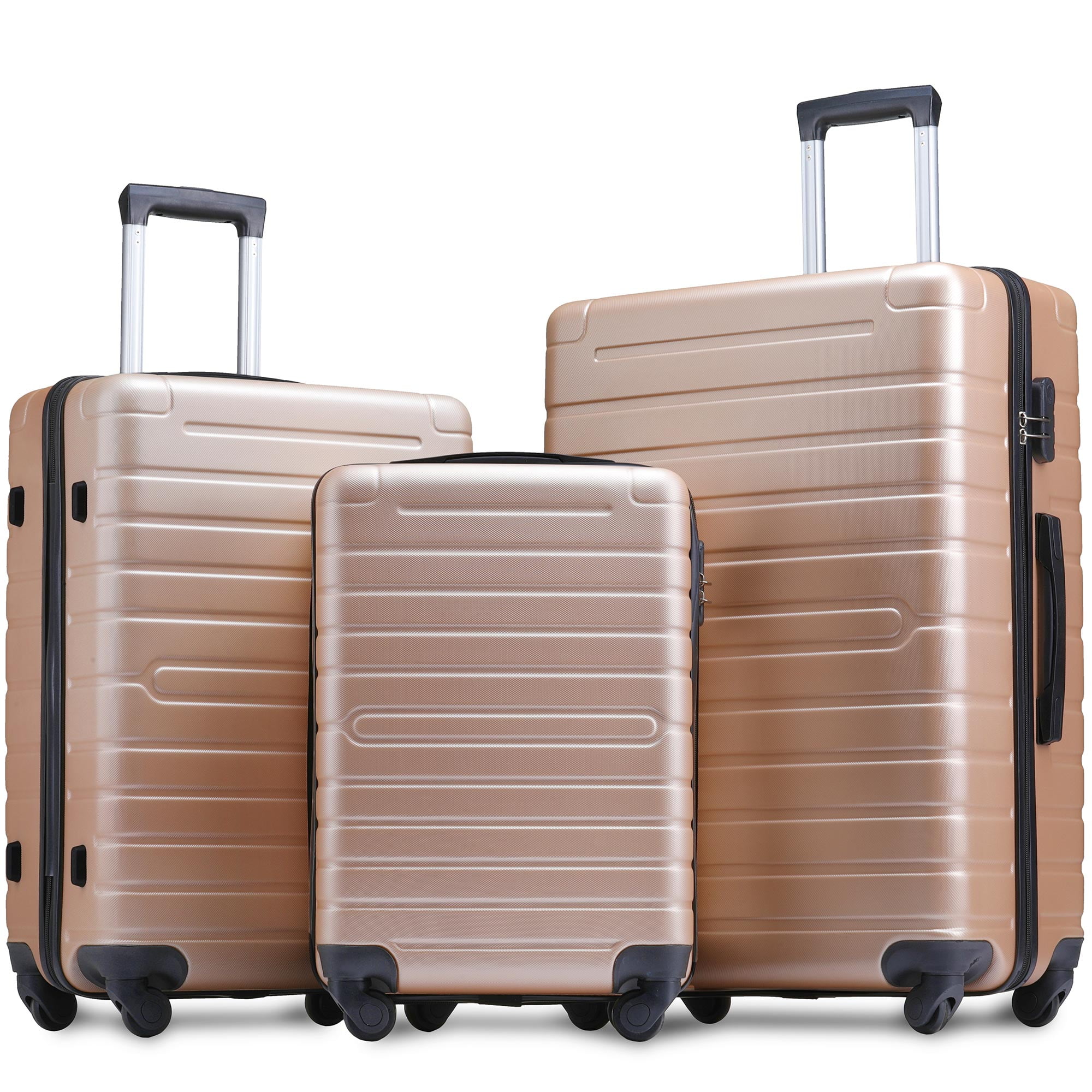 3 piece luggage set walmart