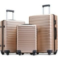 thumbnail image 1 of [US IN STOCK] Luggage 3 Piece Set Suitcase ABS Hardshell with Spinner Wheels and TSA Lock 20in 24in 28in, 1 of 8