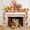 1Multicolor, variant on Yika Halloween Decorations Halloween Thanksgiving Decorations Artificial Leaf Garland Rattan Hanging Fall Maple Leaf Garland Indoor Home Halloween Christmas Party Wall Mantel Decoration