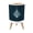 Color 1, variant on Beach Small Trash Can with Lid Dolphin Ocean Sunset Water Dynamic 1.8 Gallon Dog Proof Trash Can Round Garbage Can Waste Bin Wastebasket for Bathroom Bedroom Living Room