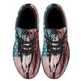 thumbnail image 2 of Patriot Horse American flag Shoes Sneakers Black Size 4.5, 2 of 7