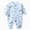 Z06-Blue, variant on Baby Pajamas Baby Sleepers for Newborn 0-3 3-6 6-9 Months Boys Girl Clothes Footed PJs 3-6 Months Newborn Crawling Suits Blue