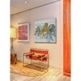 thumbnail image 6 of Marmont Hill "Gilded Splash II" Painting Print on White Wood, 6 of 7