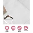 thumbnail image 6 of Black Spring Floral Kitchen Dish Towels for Drying Dishes Set of 2, Elegant Pastoral Flowers Birds Retro Art Waffle Weave Microfiber Hand Tea Bathroom Towels Quick Dry & Absorbent Towel 12x12, 6 of 7