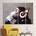 thumbnail image 5 of Banksy Canvas Art, Gorilla Canvas Art, Graffiti Monkey Canvas Art, Abstract Artwork, Street Wall Art, Banksy Monkey Art, Canvas Wall Decor - Rolled Canvas, 5 of 9
