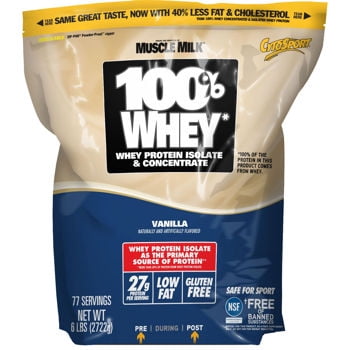 protein whey powder cytosport vanilla costco isolate milk muscle 6lbs bag lb