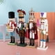 thumbnail image 3 of Marioneta de Cascanueces de Navidad para decoración de escritorio, adorno creativo de soldado, regalo de cumpleaños, 1 piezas, 40cm, 3 of 5