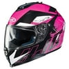 HJC IS-17 Blur Motorcycle Helmet Pink/Black XS